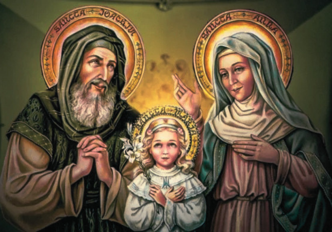Imagem horizontal representando Natividade da Santíssima Virgem Maria