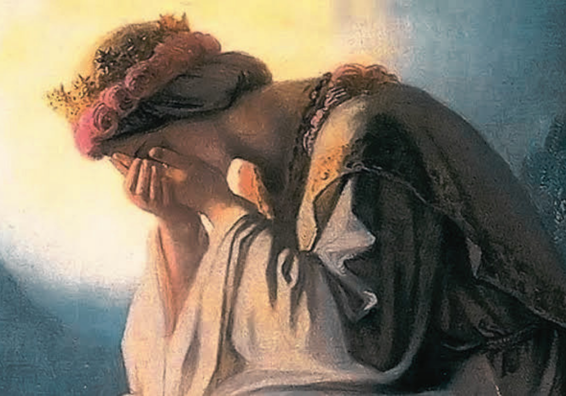 Imagem horizontal representando Nossa Senhora de La Salette