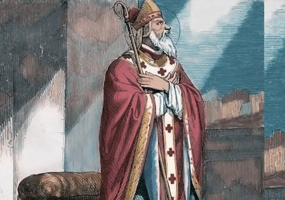 Imagem horizontal representando São Narciso de Jerusalém